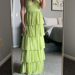 Hattie gown in green